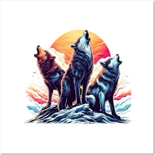 Meute de loups Posters and Art